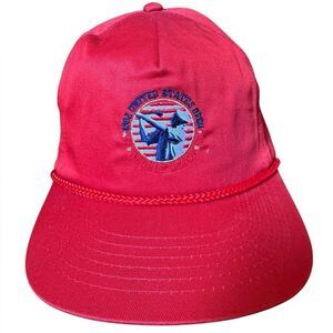 Vintage 1992 US Open Pebble Beach golf hat in red